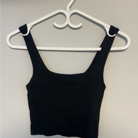 Forever 21 Black Crop Top - Picture 1 of 2
